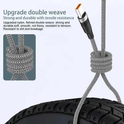 USB Type C Cable 5A Super Fast Charge Cable