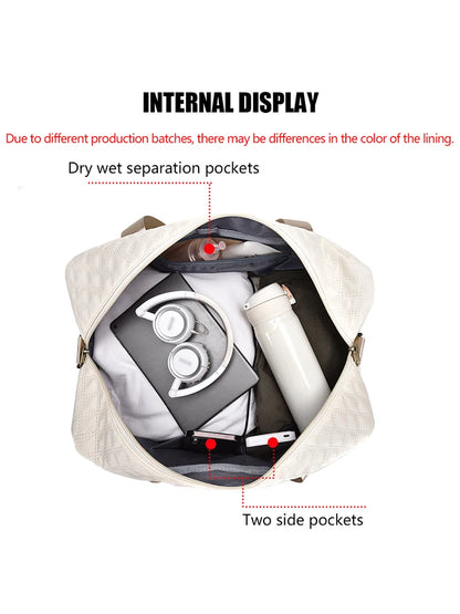 Lattice Travel Large Lightweight Storage Duffle Bag