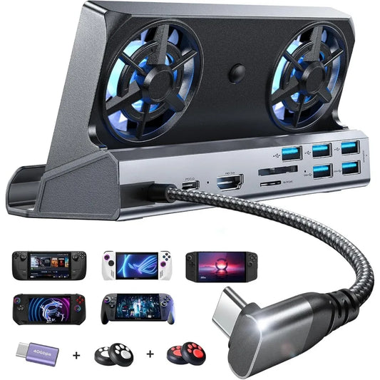 10-in-1 Docking Station for Handheld Gaming Consoles
