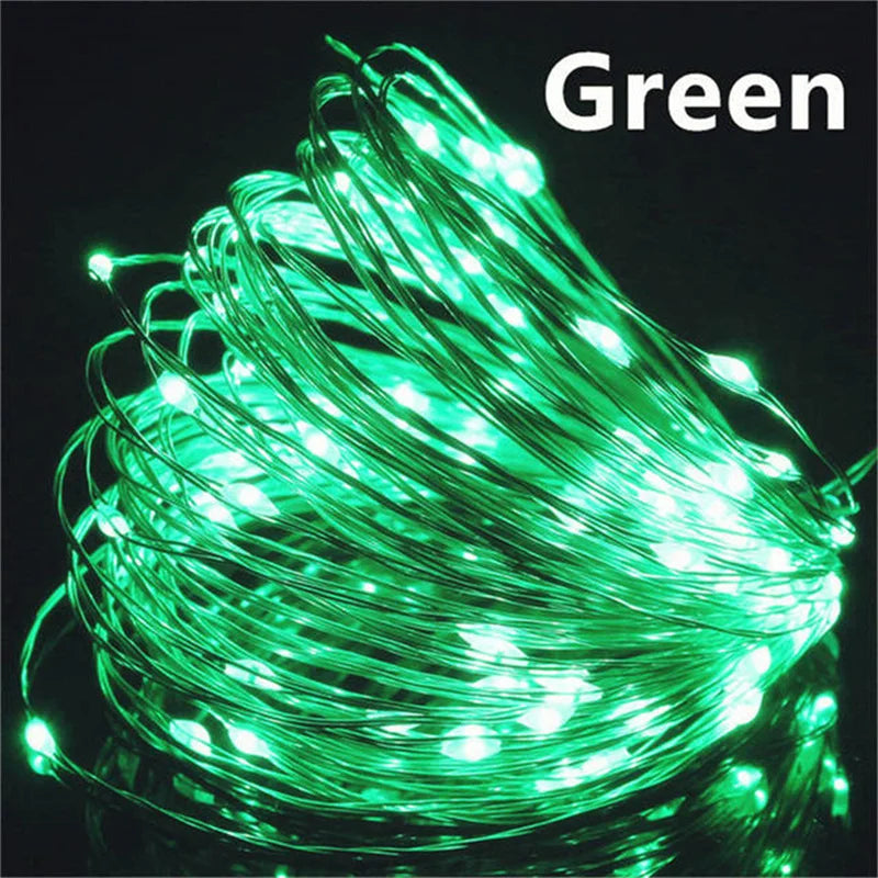 USB Led Fairy Lights Copper Wire String