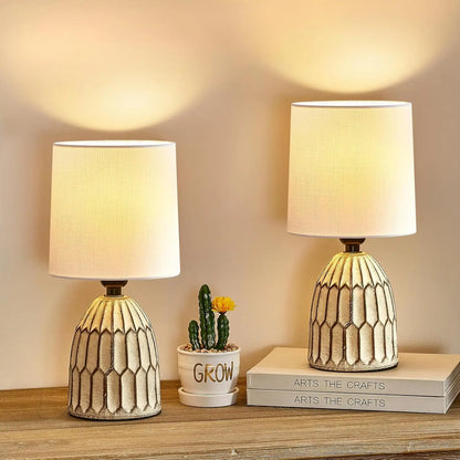 Set of 2 Ceramic Table Lamps