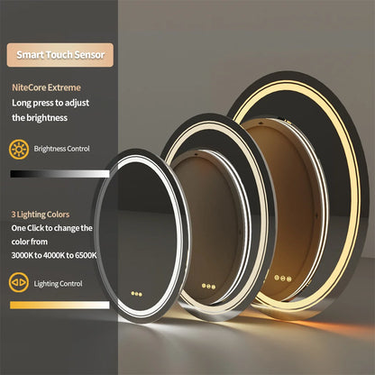Dimmable  Frameless LED Bathroom Mirror