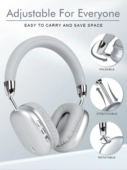 Wireless Bluetooth 5.3 Over-Ear Headphones