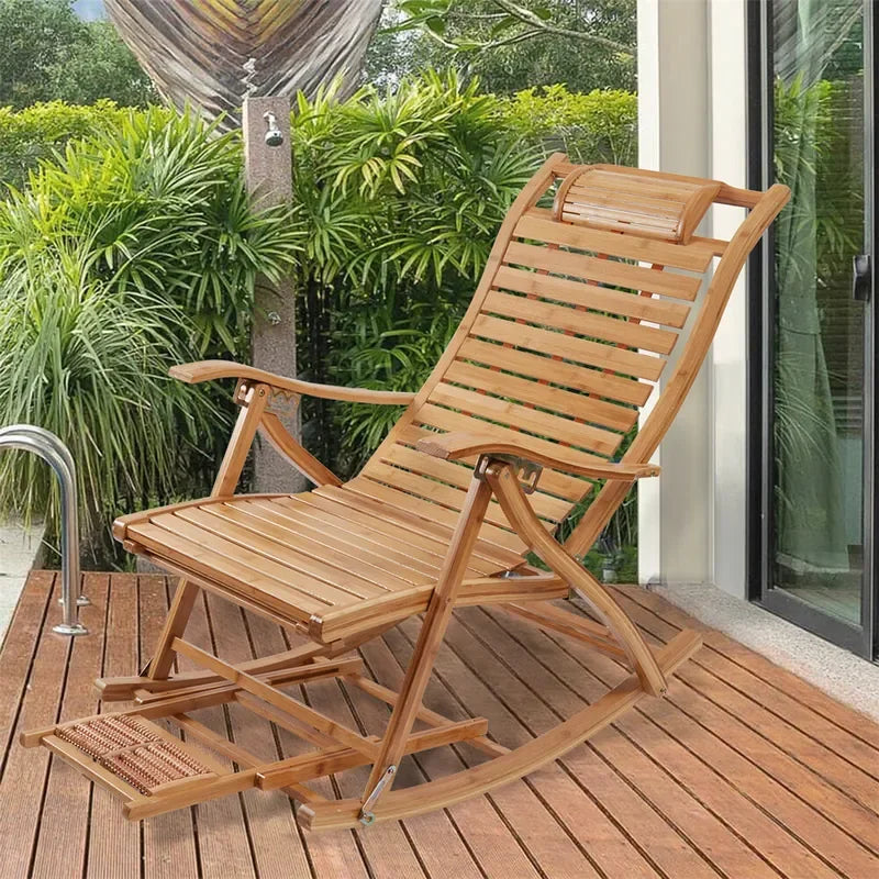 Heavy Duty Folding Rocking Chair
