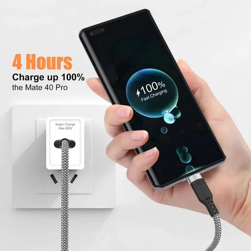 USB Type C Cable 5A Super Fast Charge Cable