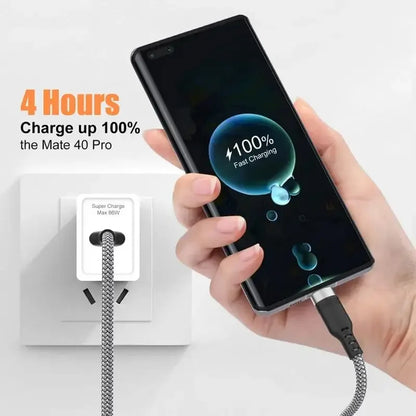 USB Type C Cable 5A Super Fast Charge Cable