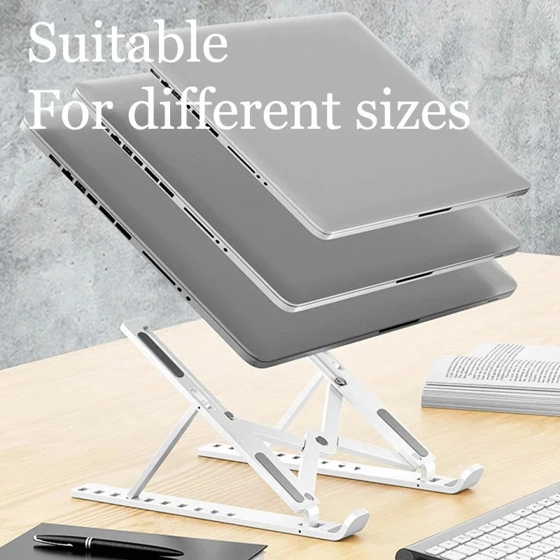 Ten-level Adjustment Foldable Laptop Holder