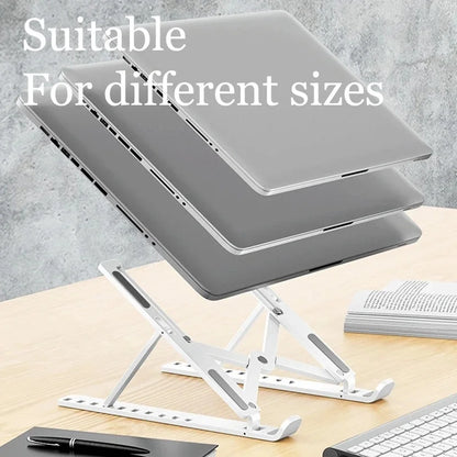 Ten-level Adjustment Foldable Laptop Holder