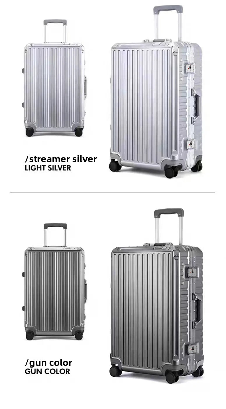 New ultra sturdy aluminum frame luggage travel