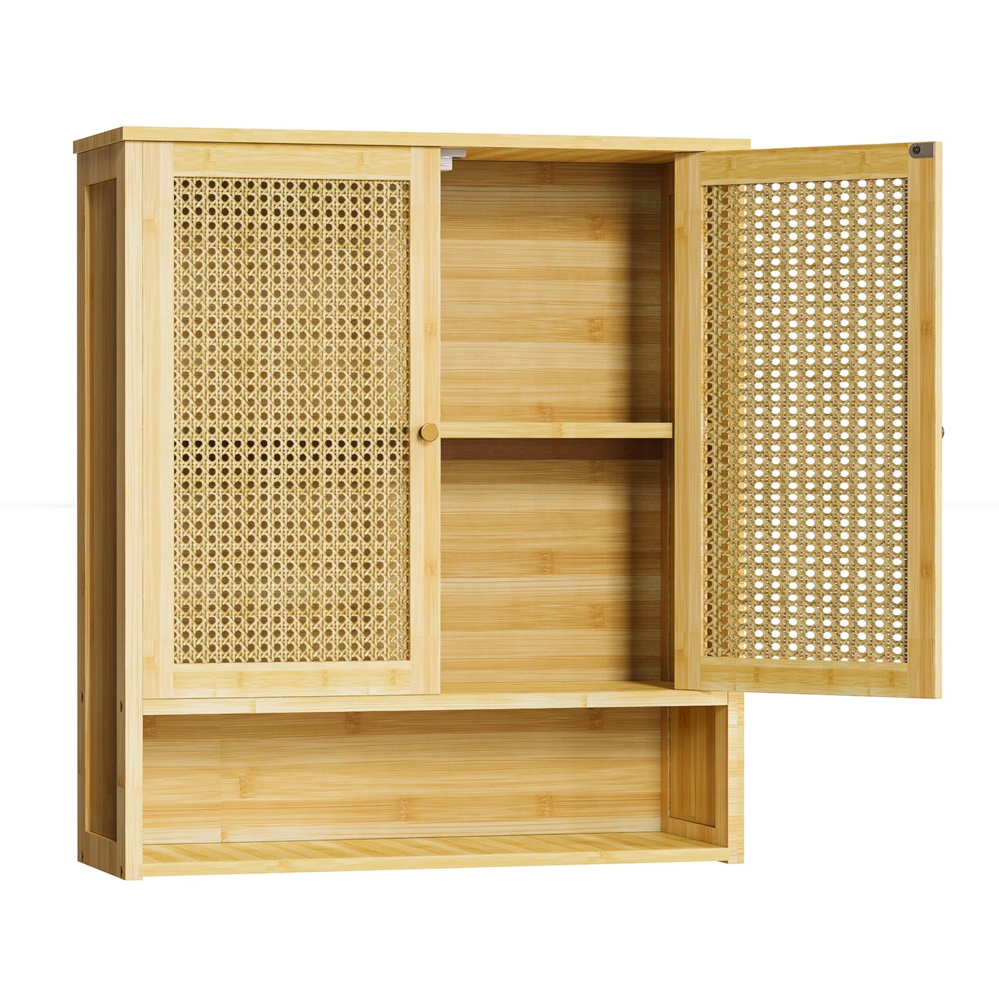 Wooden Storage Cupboard Wall Mounted Medicine Cabinet