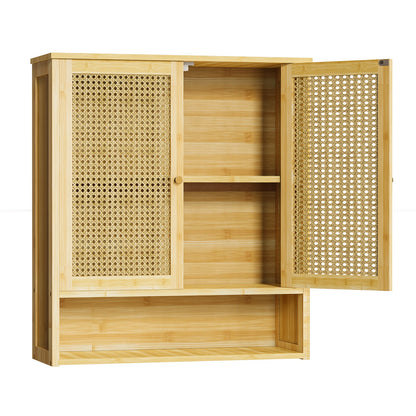Wooden Storage Cupboard Wall Mounted Medicine Cabinet