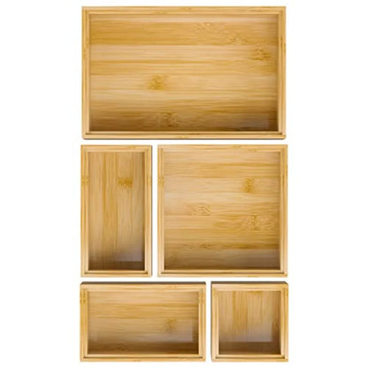 Wooden Kitchen Utensil Holder Set of 5