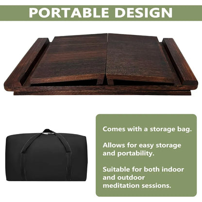Low Meditation Table for Sitting on The Floor