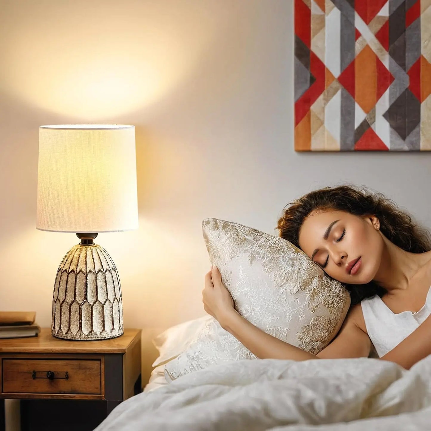 Set of 2 Ceramic Table Lamps