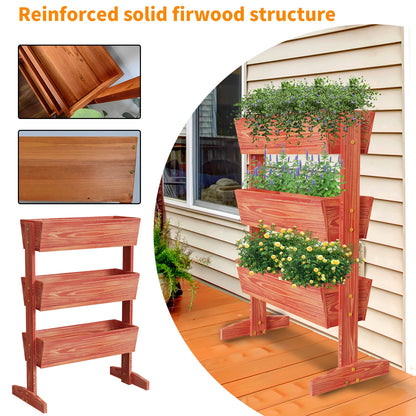 Vertical Raised Planter Box for Gardening