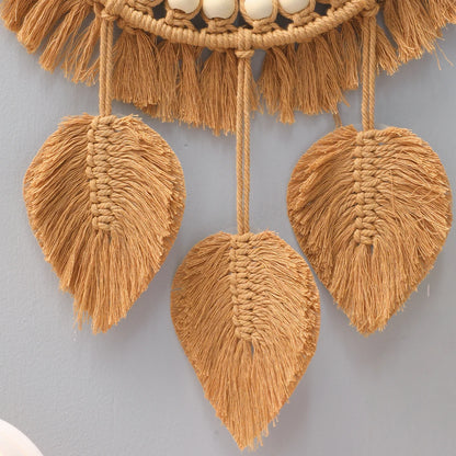 Hand Woven Decorative Wall Hanging Mirror