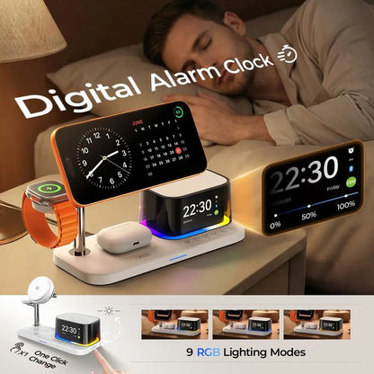 25W Fast Charging Station with Cooling Fan