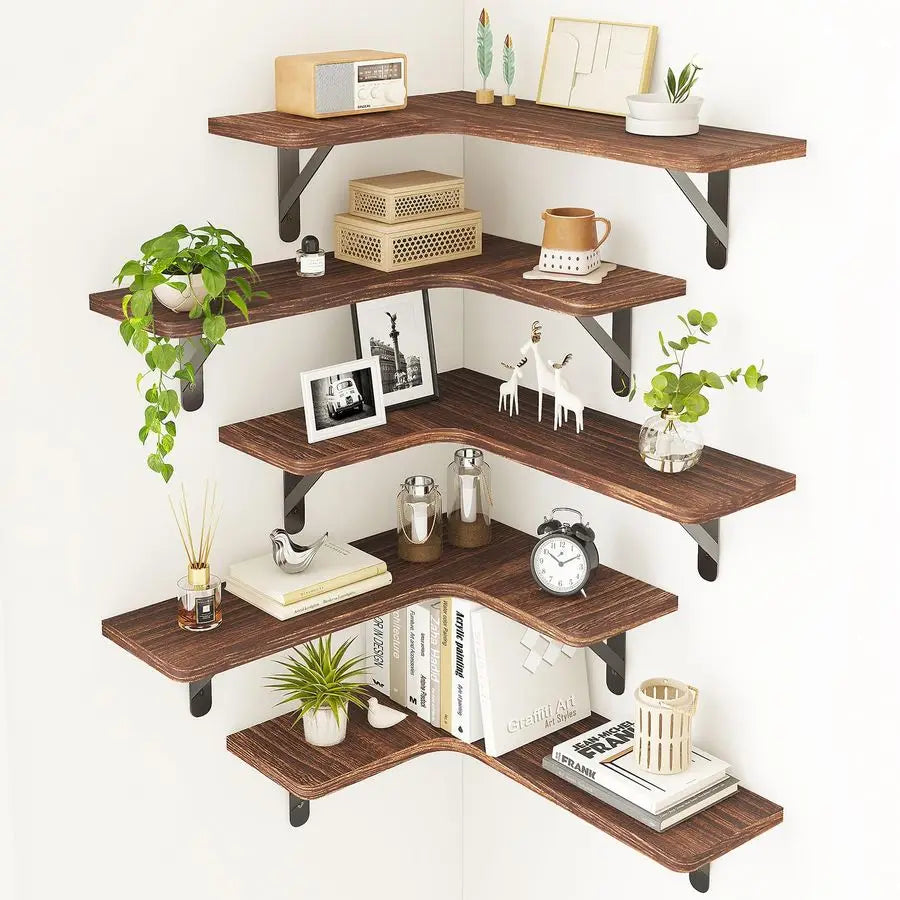 Floating  Corner Shelves for Wall