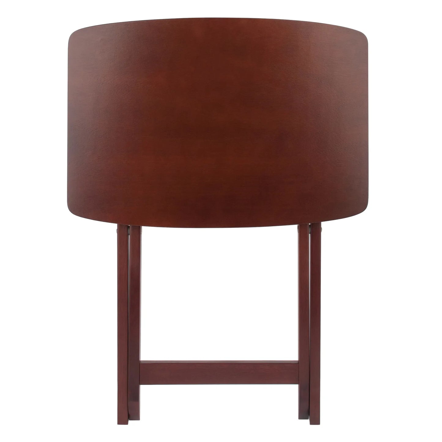 Solid Wood  2-Pc Snack Table Set Walnut