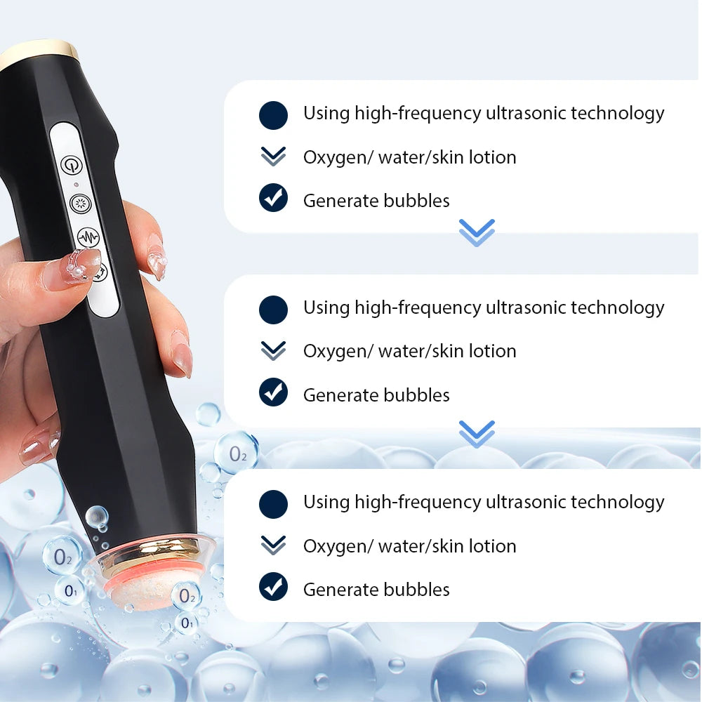 Portable Handheld Rechargeable Exfoliate Device Facial Machine
