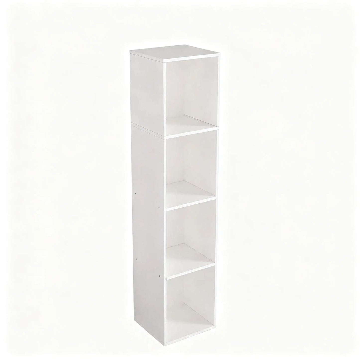 6-Tier Tall Cube Bookshelf Modern Storage Organizer