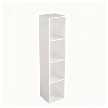 6-Tier Tall Cube Bookshelf Modern Storage Organizer