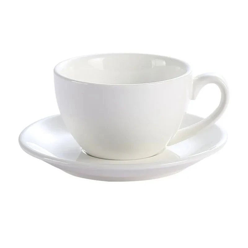 Fashion Ceramic Coffee Cup with Saucer Set