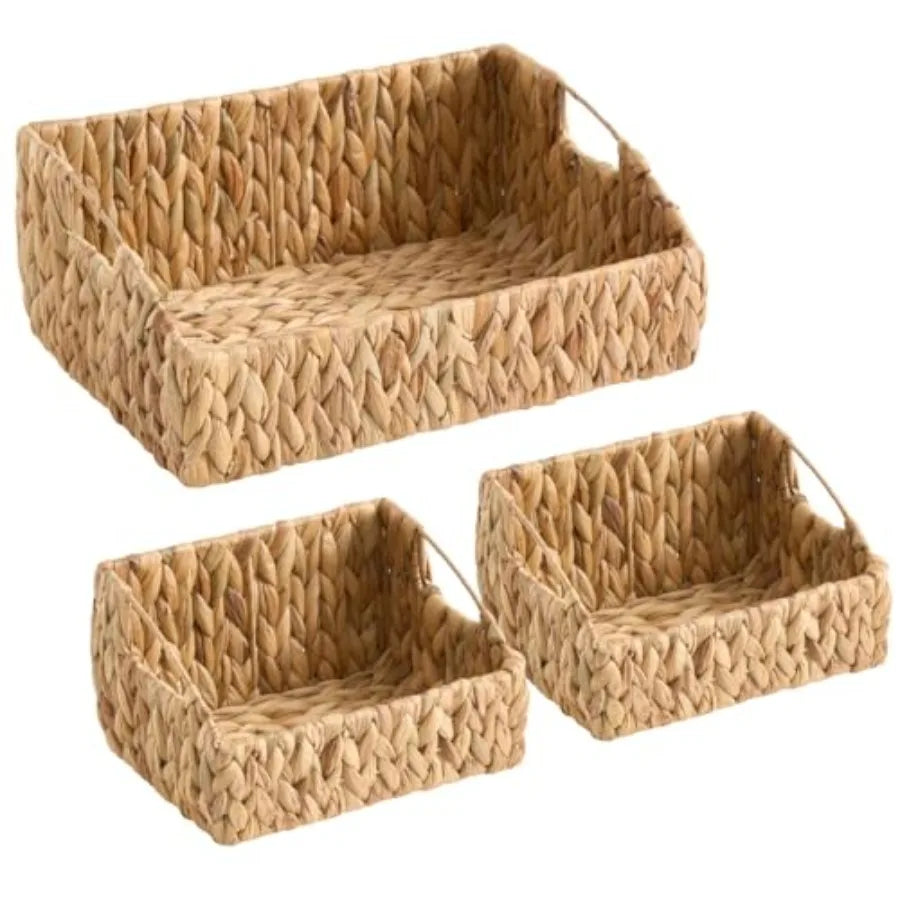 Water Hyacinth Storage Baskets Handwoven
