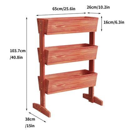 Vertical Raised Planter Box for Gardening