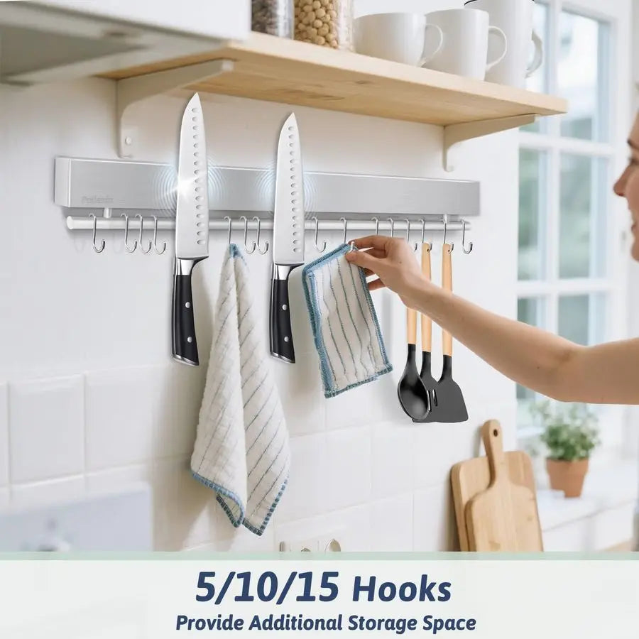 Magnetic Knife Holder for Wall Stainless Steel