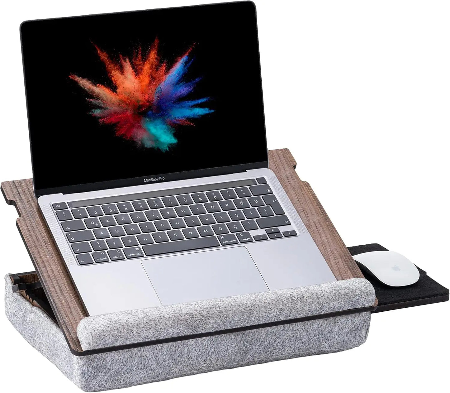 Portable Lap Desk with Cushion for Laptop