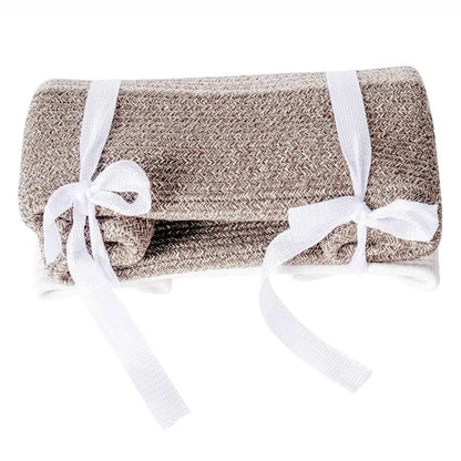 Laundry Basket With Handles Woven Cotton