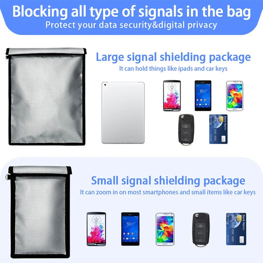 Fireproof Waterproof Faraday Bag Anti-Hacking Pouch