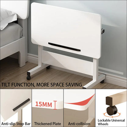 Adjustable Height Mobile Stand Up Desk With Wheels