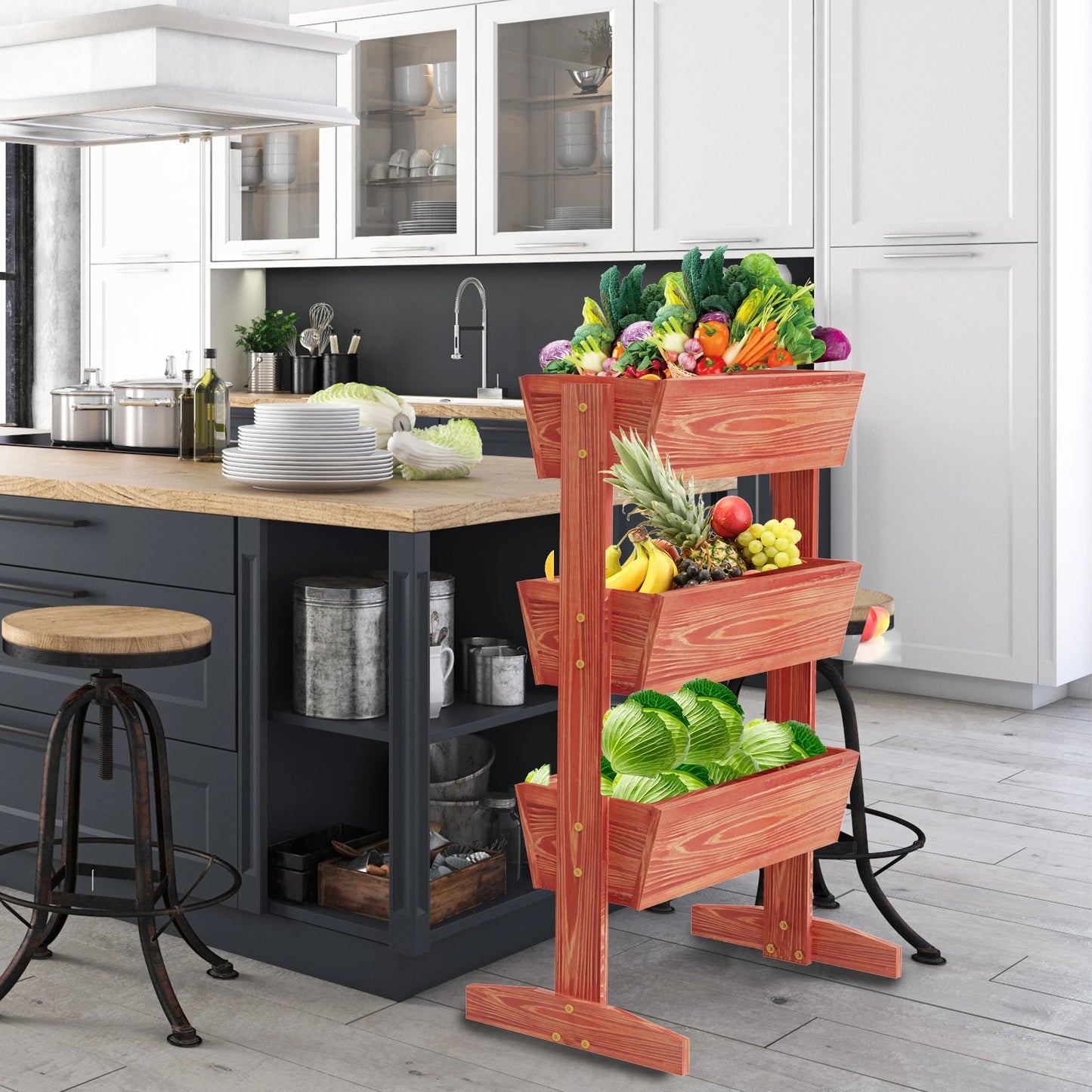 Vertical Raised Planter Box for Gardening