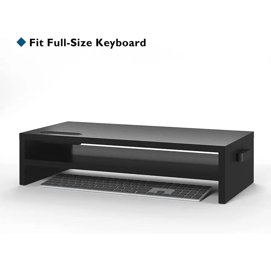 Wood Monitor Riser 2Tier Desktop with Storage