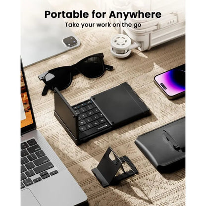 Foldable Keyboard with Touchpad Travel Keyboards