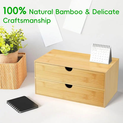 Tabletop Storage Organization Box for Office & Home