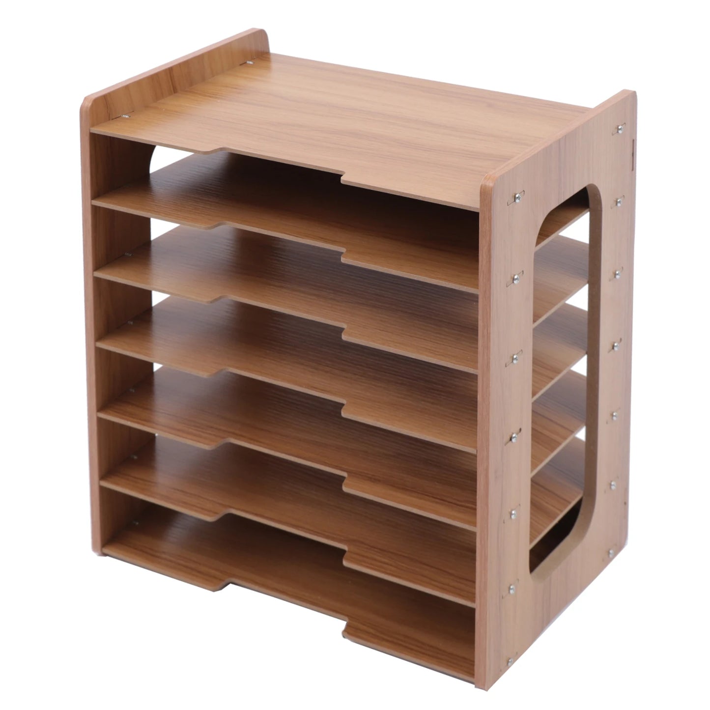 7Tier Wood Office Paper Organizer Desktop 36*25*38.5cm