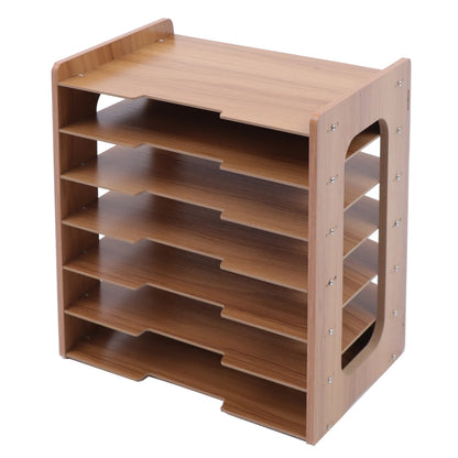 7Tier Wood Office Paper Organizer Desktop 36*25*38.5cm