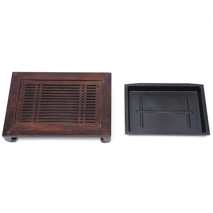 Portable Tea Storage Cabinet Tea Tray