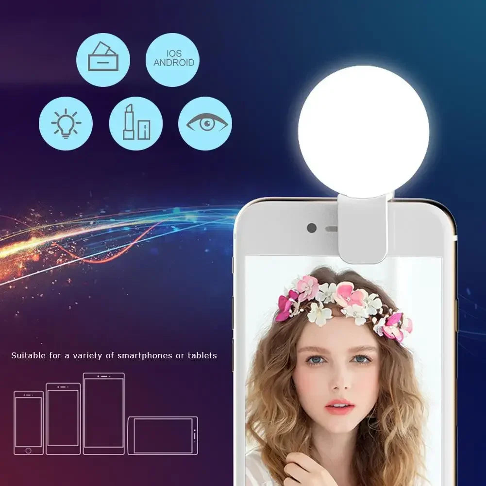 Mobile Phone LED Selfie Clip Fill Light