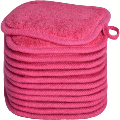 12PCS Reusable Pads Makeup Eraser Microfiber