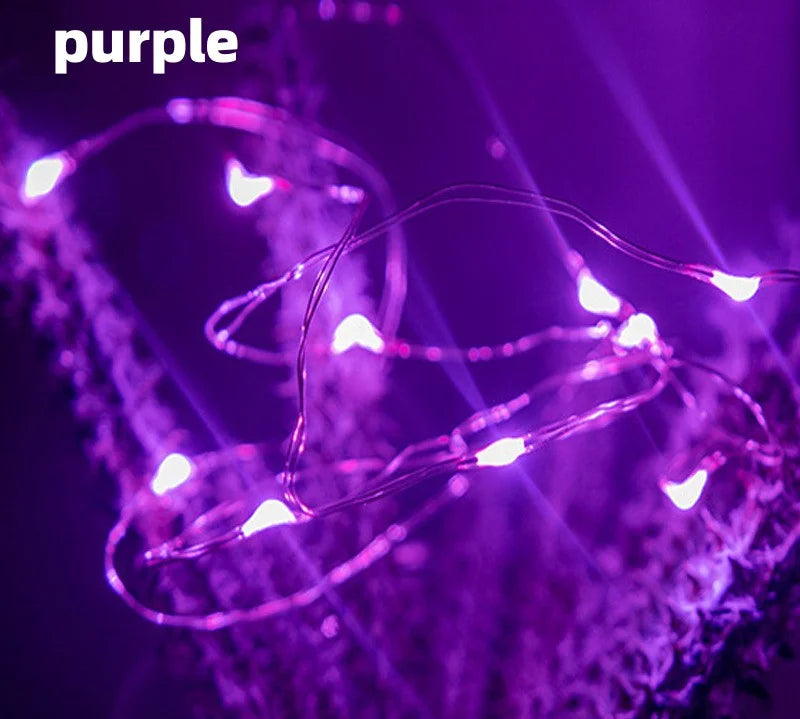 USB Led Fairy Lights Copper Wire String
