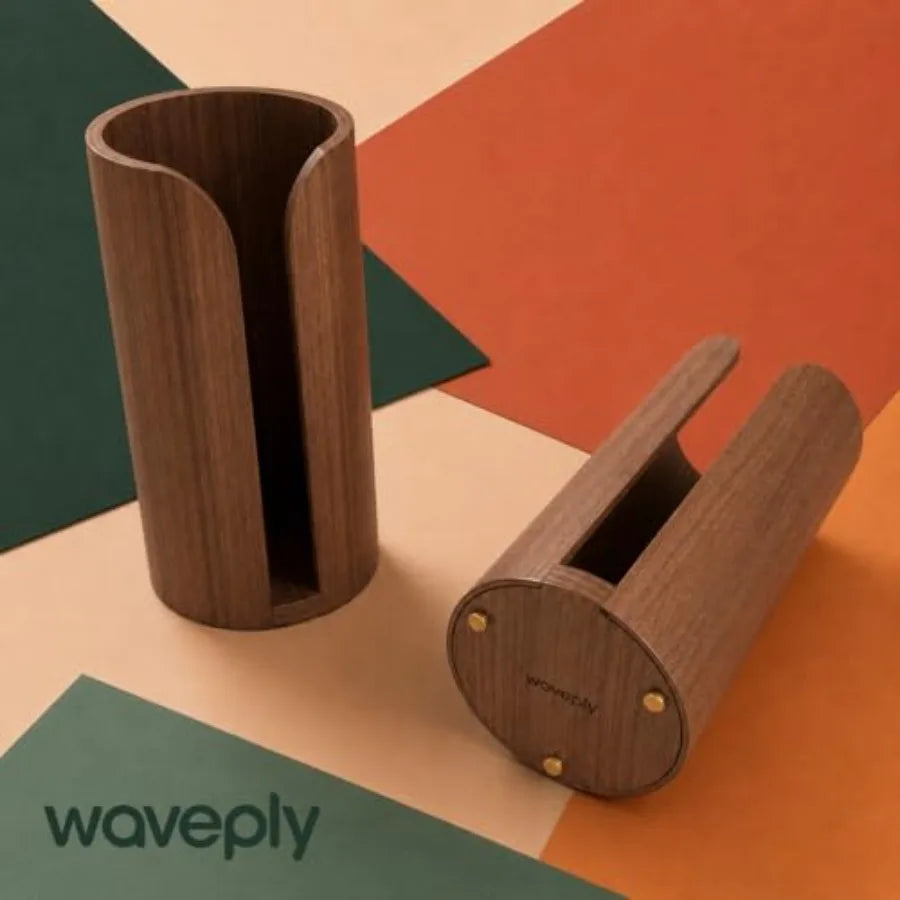 Plywood Free Standing Toilet Paper Holder