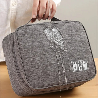 Electronic Accessory Bag Portable Travel Cable Organizer