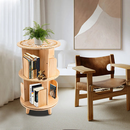 360° Rotating Display Stand with Floor-Standing