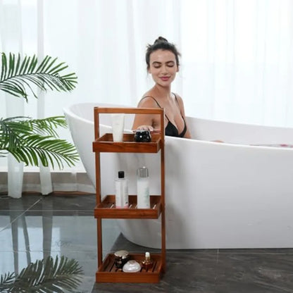Standing Shower Organizer Shelf with Handle