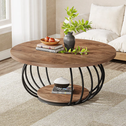 Round Coffee Table for Living Room