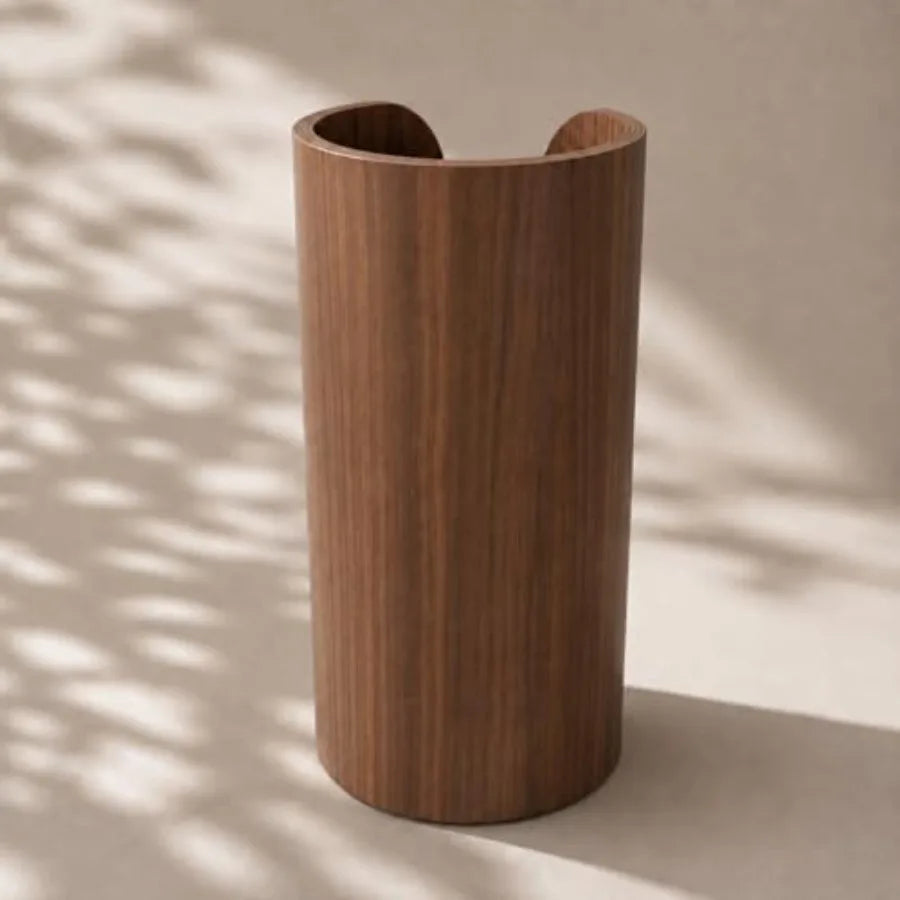 Plywood Free Standing Toilet Paper Holder